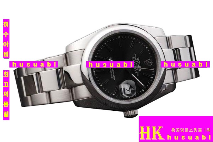 η ڸǰð Replica Rolex Datejust Automatic Movement Stainless Steel with Black Dial Men-A1385