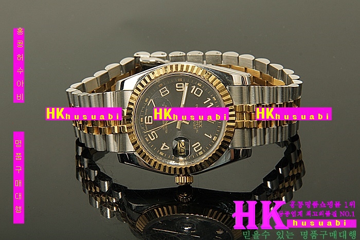 η ڽð Replica Rolex Datejust Automatic Movement Yellow gold Bezel Black Dial Men.928117-15