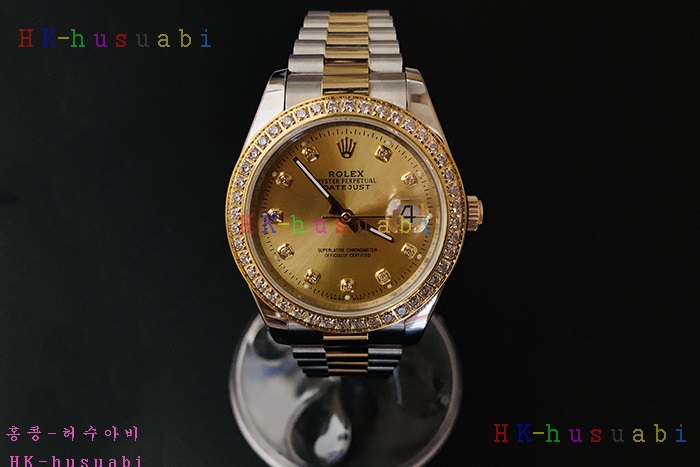  η ڽð Replica Rolex Datejust Automatic Movement Yellow gold Dial Crown Men.928117-32